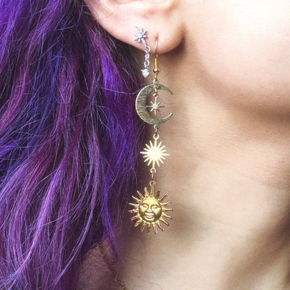 Celestial Dangle Earrings