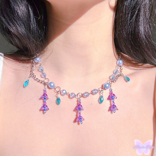 Night Orchid Necklace