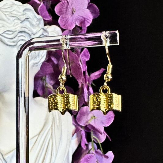 Book Earrings