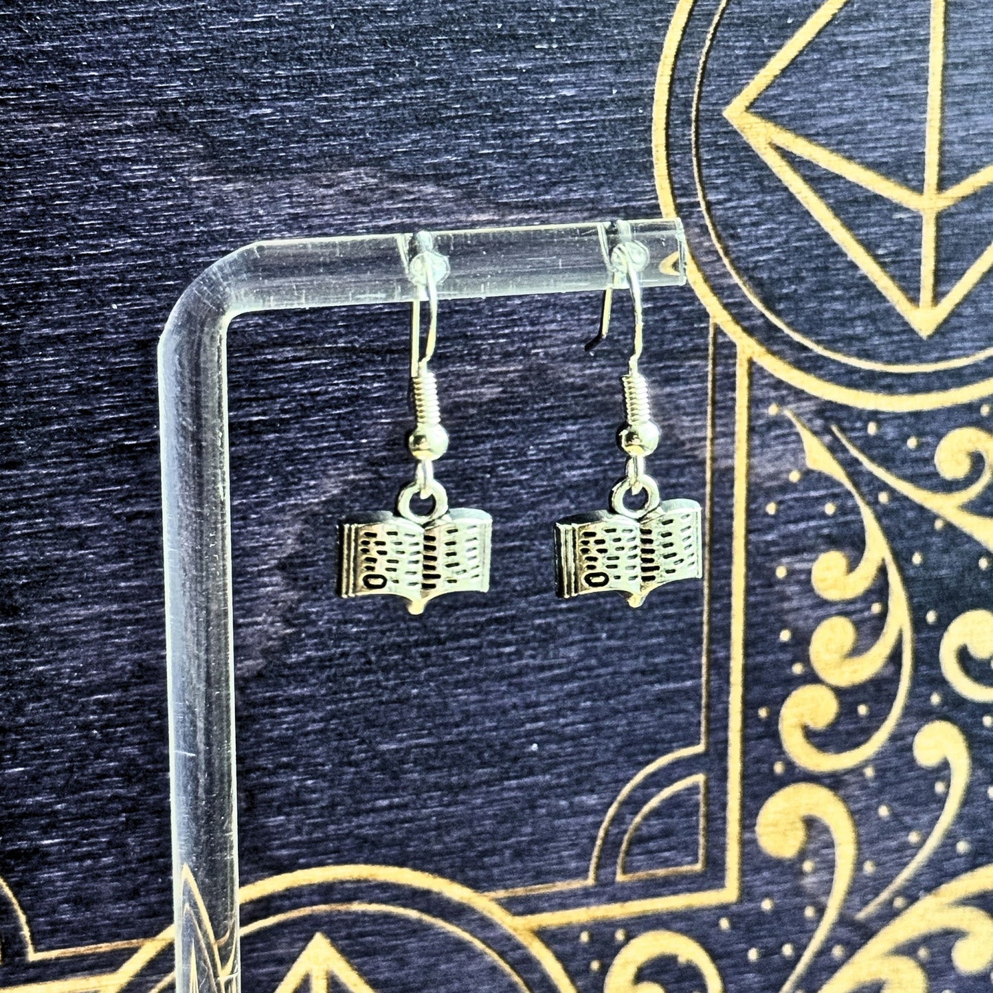 Book Earrings