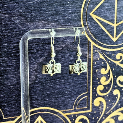 Book Earrings