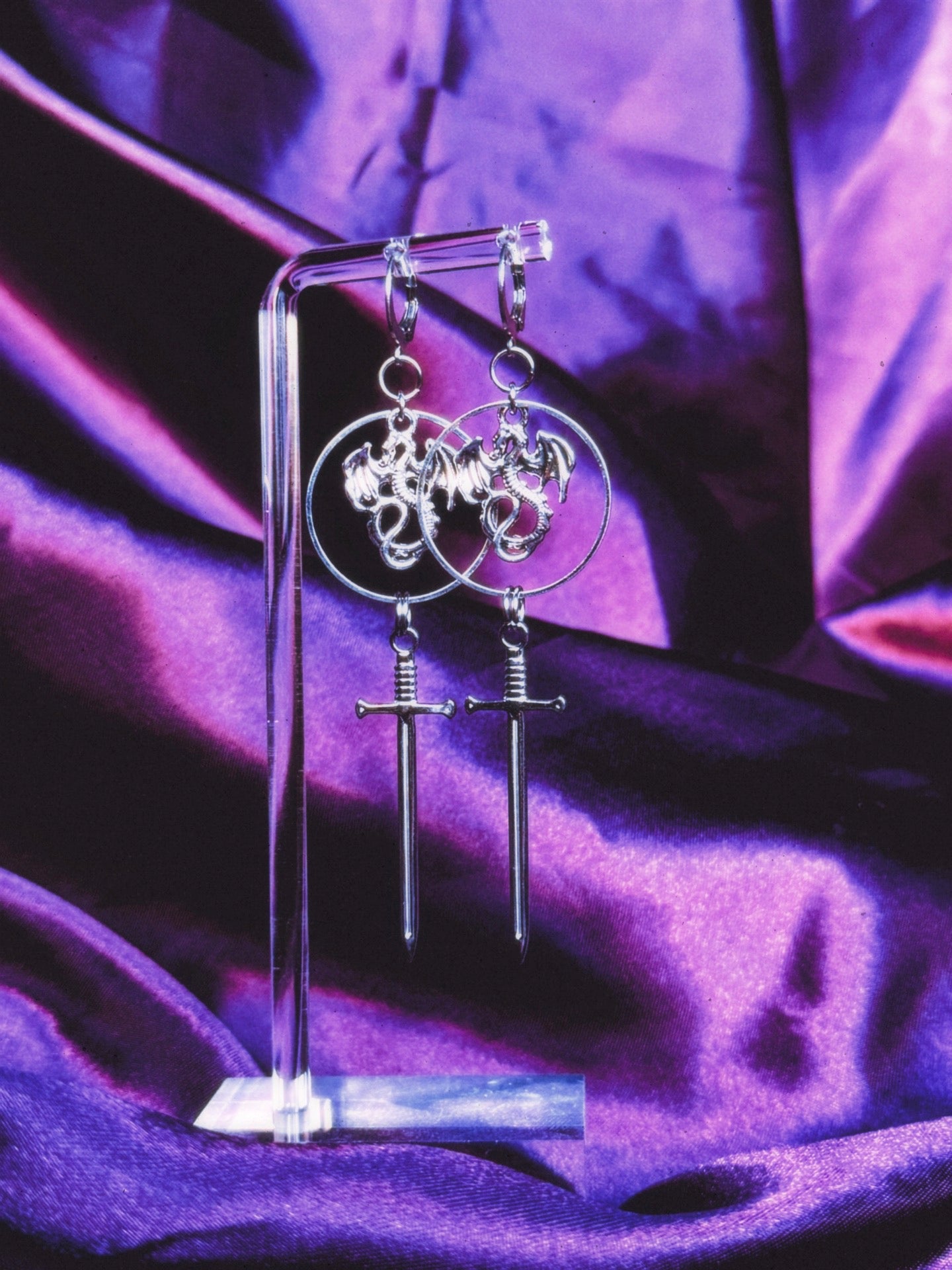 Draconic Knight Earrings