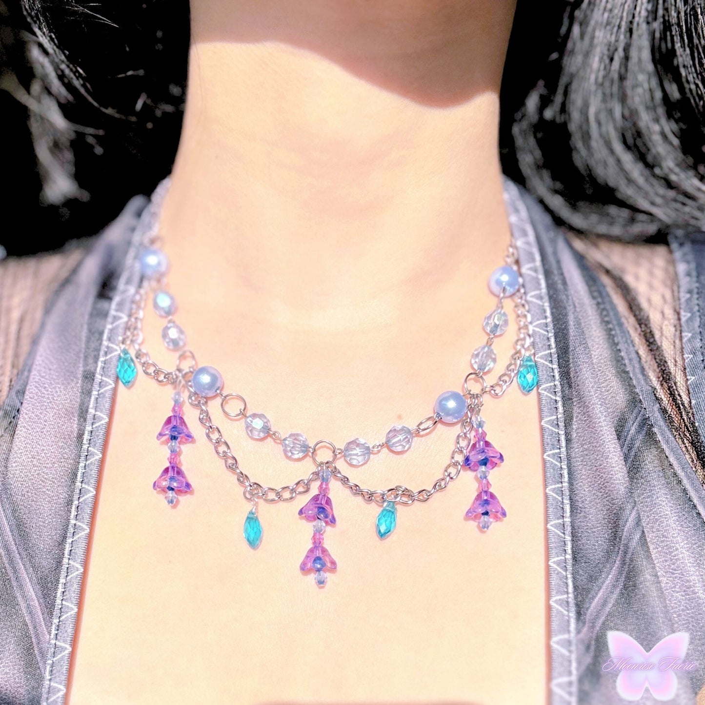 Night Orchid Necklace