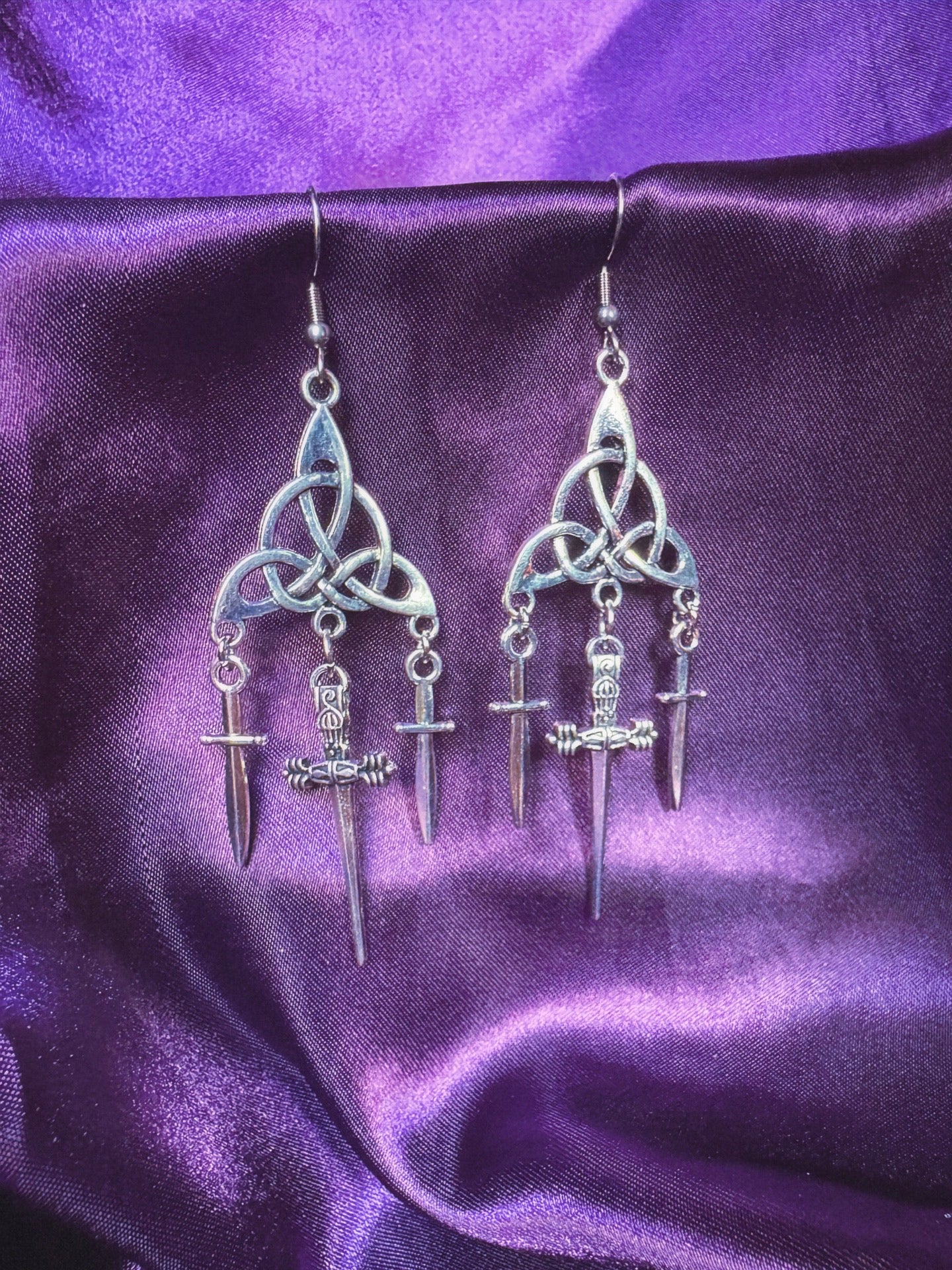 Dagger's Trinity Earrings
